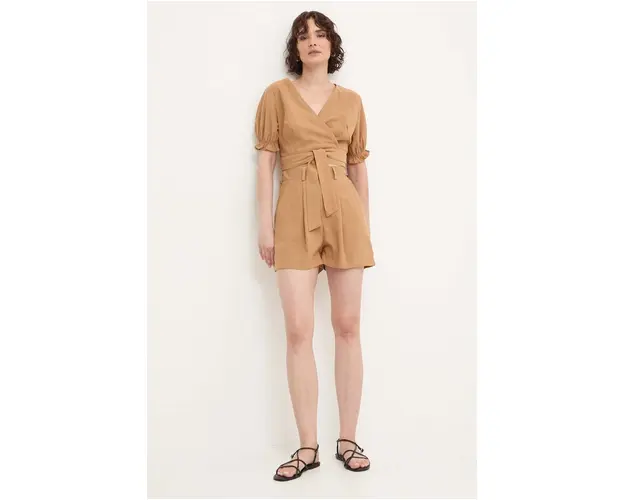Answear Lab compleu femei, culoarea bej