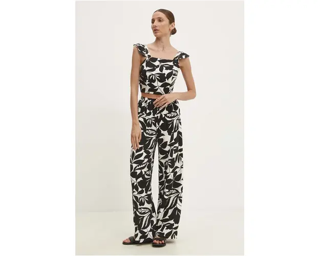 Answear Lab compleu femei, culoarea negru