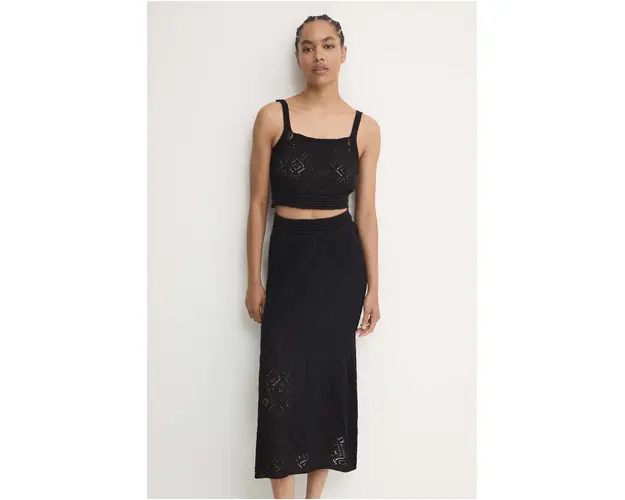 Answear Lab compleu femei, culoarea negru