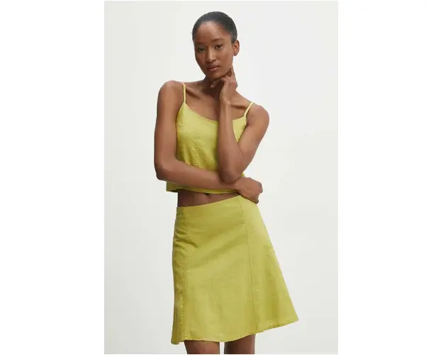 Answear Lab set de lenjerie culoarea verde