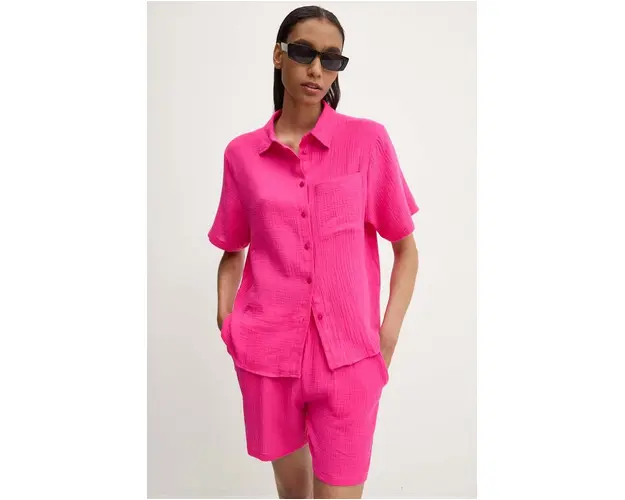 Answear Lab set din bumbac culoarea roz
