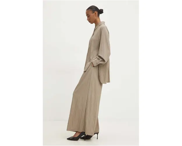 Answear Lab compleu femei, culoarea bej