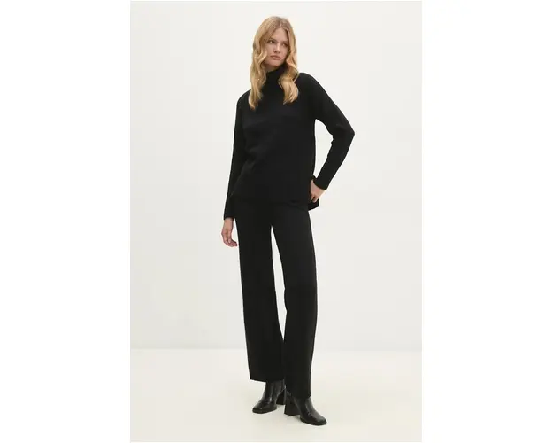 Answear Lab compleu femei, culoarea negru