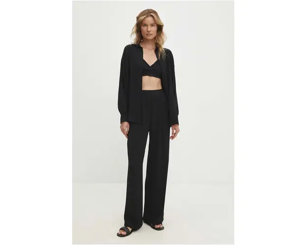 Answear Lab compleu femei, culoarea negru