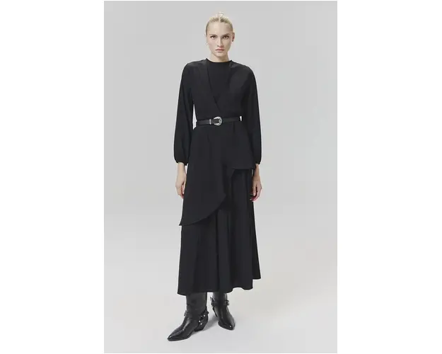 Answear Lab compleu femei, culoarea negru