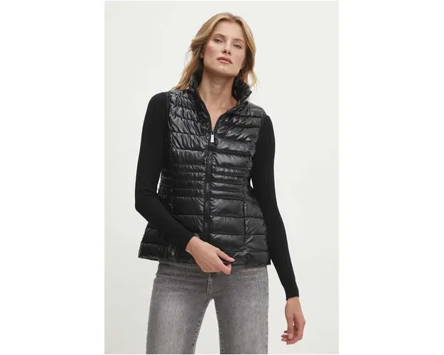 Answear Lab vesta femei, culoarea negru, de tranzitie