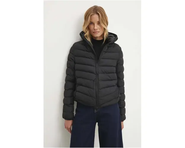 Answear Lab geaca femei, culoarea negru, de tranzitie