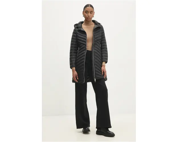 Answear Lab geaca femei, culoarea negru, de tranzitie