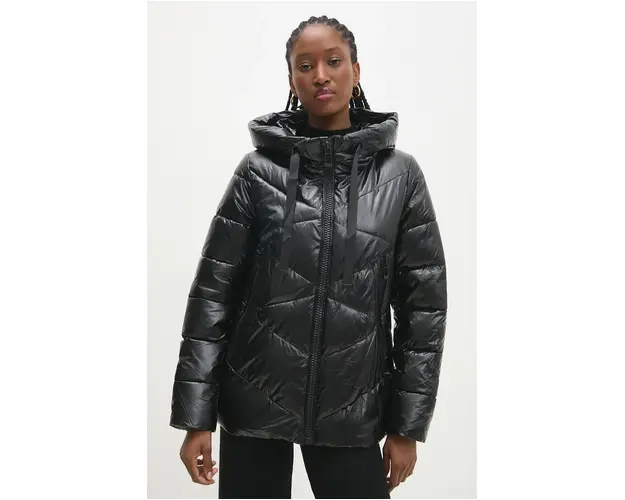 Answear Lab geaca femei, culoarea negru, de iarna