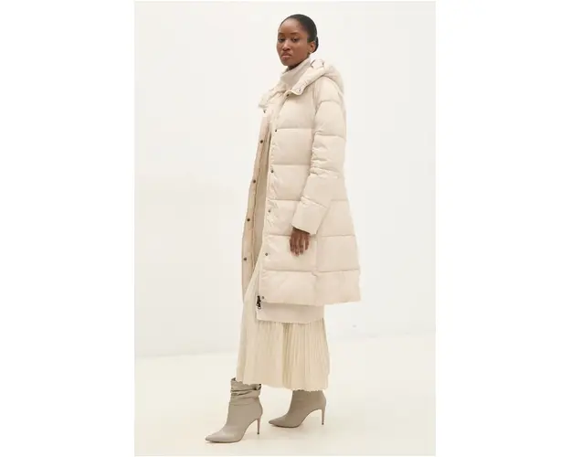 Answear Lab geaca femei, culoarea bej, de iarna