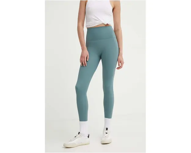 Answear Lab colanti femei, culoarea verde, neted
