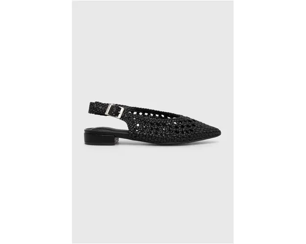 Answear Lab balerini culoarea negru, cu toc deschis