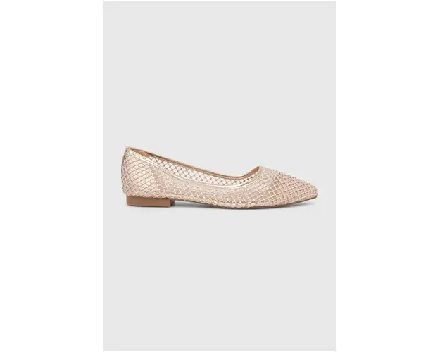 Answear Lab balerini culoarea auriu