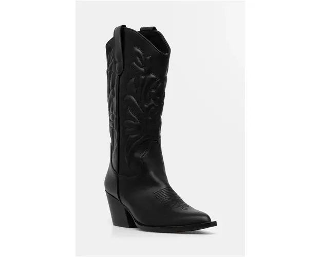 Answear Lab cizme femei, culoarea negru, cu toc drept