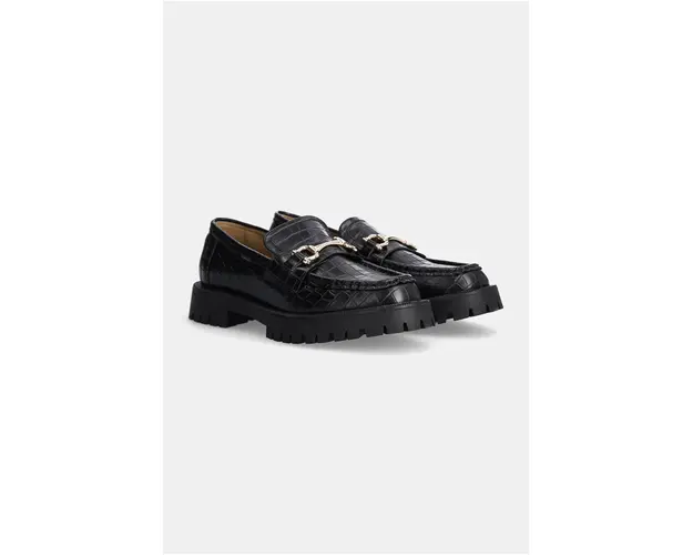 Answear Lab mocasini femei, culoarea negru, cu toc plat