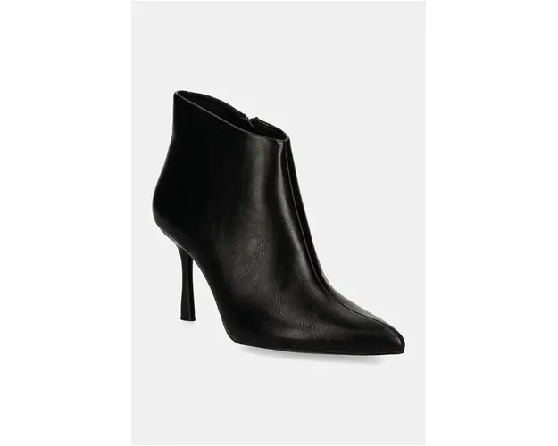 Answear Lab botine femei, culoarea negru, cu toc cui