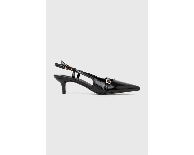 Answear Lab pantofi cu toc culoarea negru