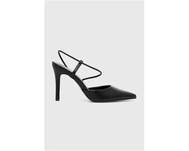 Answear Lab pantofi cu toc culoarea negru
