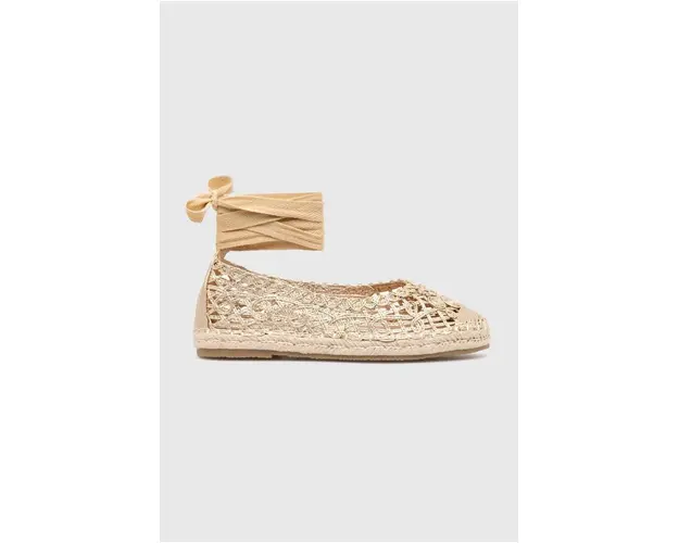 Answear Lab espadrile culoarea auriu