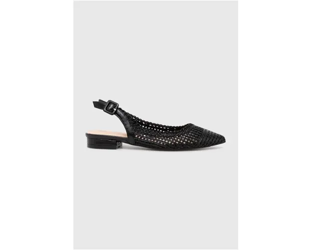 Answear Lab balerini culoarea negru, cu toc deschis