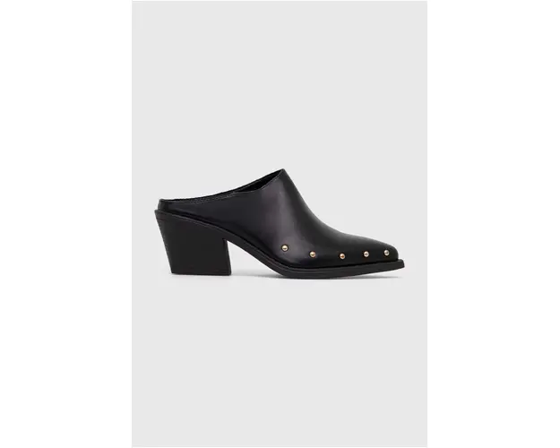 Answear Lab papuci femei, culoarea negru, cu toc drept