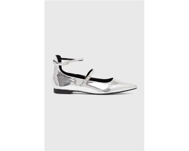 Answear Lab balerini culoarea argintiu