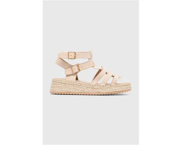 Answear Lab espadrile culoarea bej, cu platforma