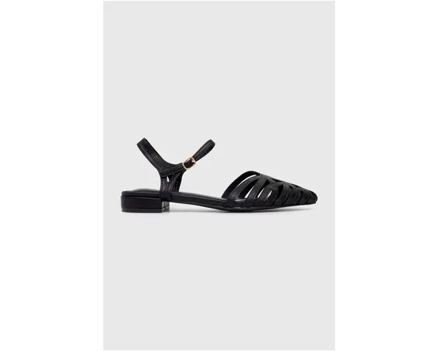 Answear Lab balerini culoarea negru, cu toc deschis