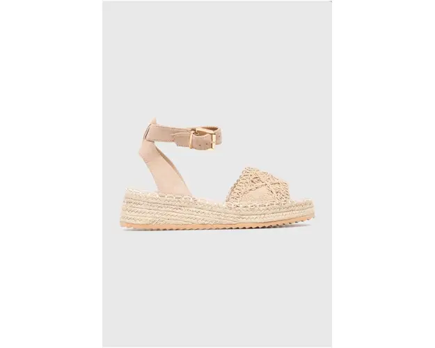 Answear Lab sandale femei, culoarea bej, cu platforma