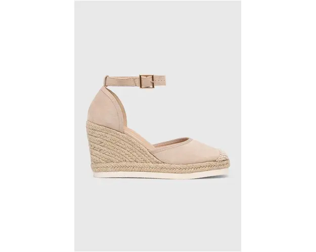 Answear Lab espadrile culoarea bej, toc pana
