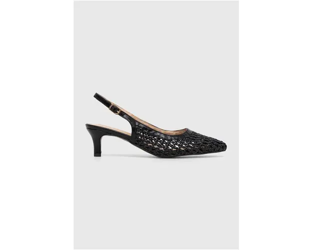 Answear Lab pantofi cu toc culoarea negru