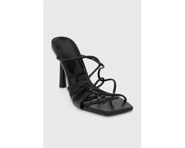 Answear Lab papuci femei, culoarea negru, cu toc cui