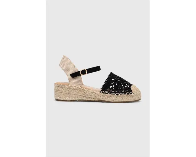 Answear Lab espadrile culoarea negru, toc pana
