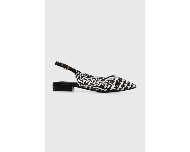 Answear Lab balerini culoarea negru, cu toc deschis