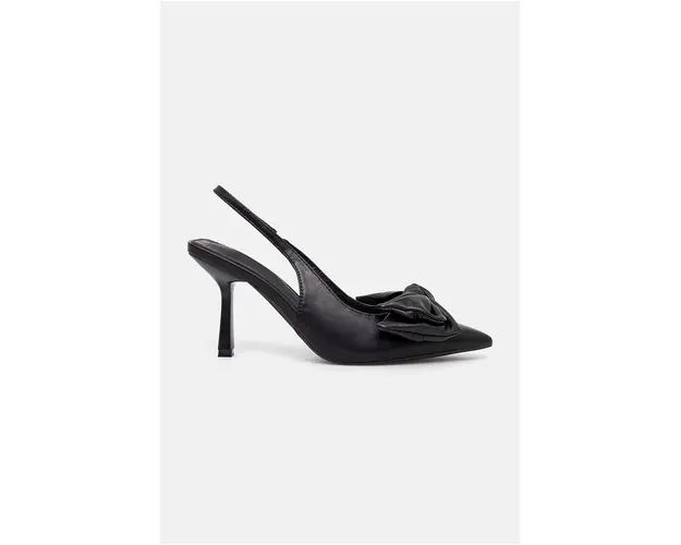 Answear Lab pantofi cu toc culoarea negru