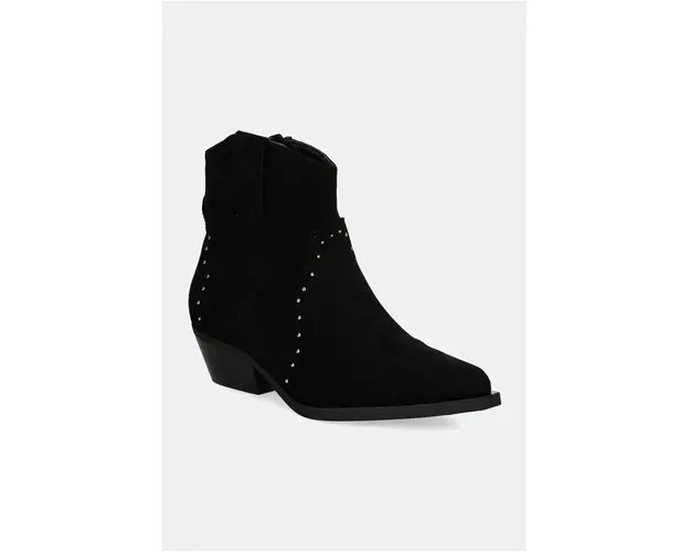 Answear Lab cizme femei, culoarea negru, cu toc drept