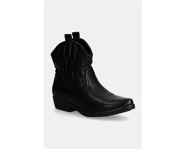 Answear Lab cizme femei, culoarea negru, cu toc drept