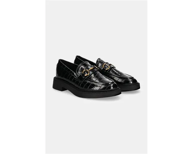 Answear Lab mocasini femei, culoarea negru, cu toc plat