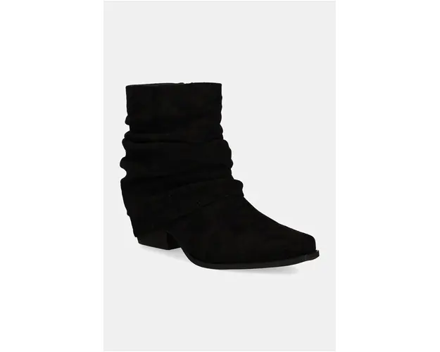 Answear Lab botine femei, culoarea negru, cu toc drept