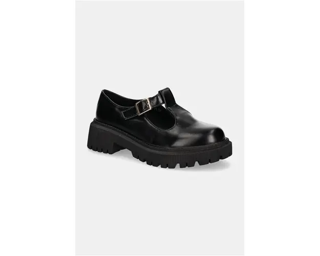 Answear Lab pantof femei, culoarea negru, cu platforma