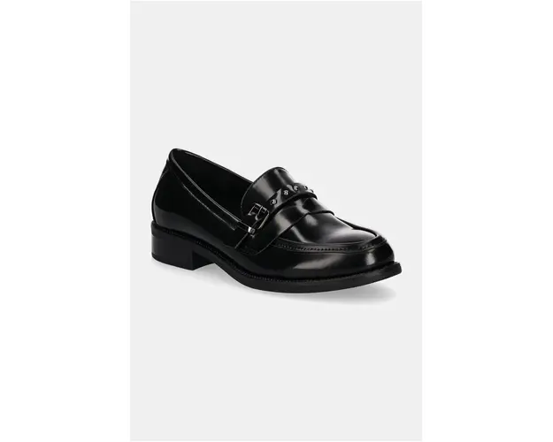 Answear Lab mocasini femei, culoarea negru, cu toc plat
