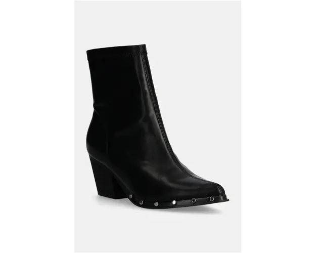 Answear Lab cizme femei, culoarea negru, cu toc drept