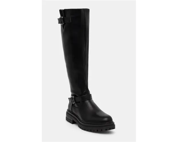 Answear Lab cizme femei, culoarea negru, cu platforma