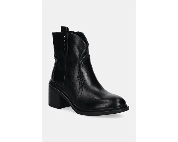 Answear Lab cizme femei, culoarea negru, cu toc drept, izolare usoara