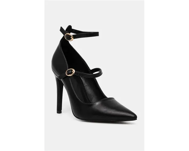 Answear Lab pantofi cu toc culoarea negru