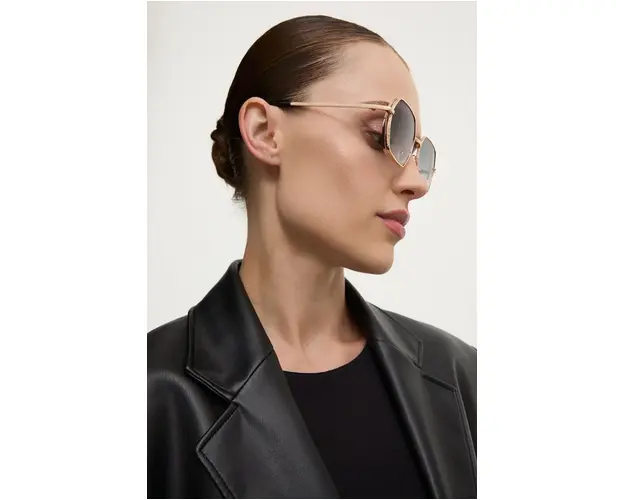 Answear Lab ochelari de soare femei, culoarea verde