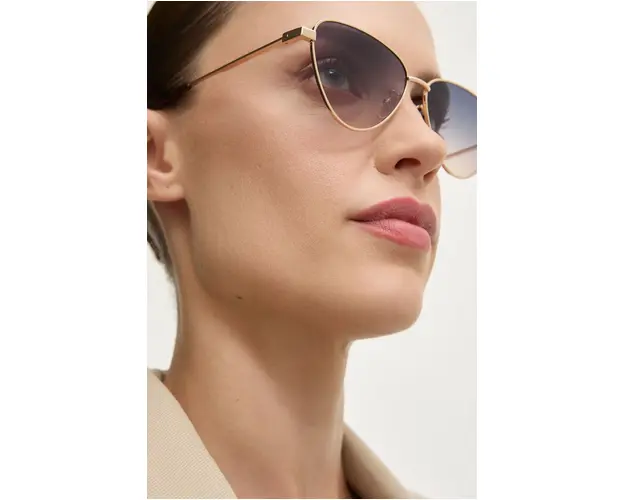 Answear Lab ochelari de soare femei, culoarea auriu