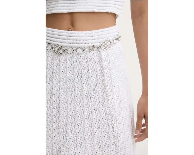 Answear Lab curea femei, culoarea argintiu