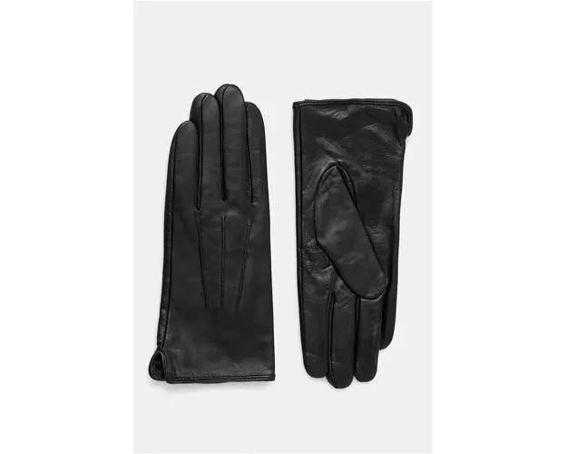 Answear Lab manusi de piele femei, culoarea negru