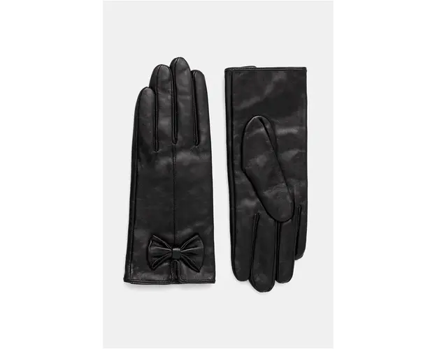 Answear Lab manusi de piele femei, culoarea negru